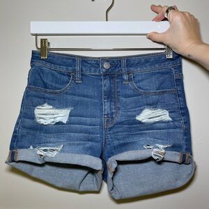 PacSun Super Stretch Shortie Jean Shorts